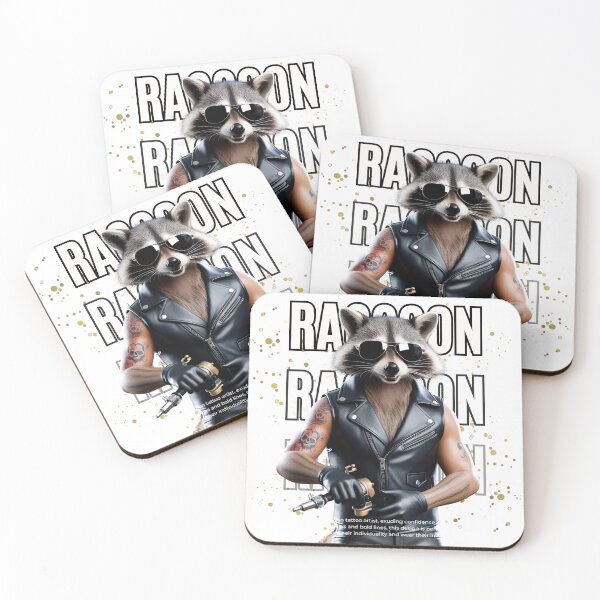 Item preview, Sharp Claws, Sharper Designs – Tattoo Artist Raccoon designed and sold by AdaMerch.