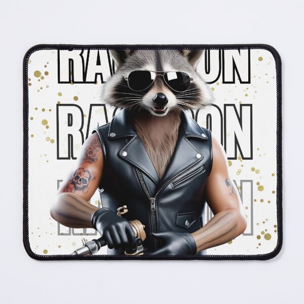 Item preview, Sharp Claws, Sharper Designs – Tattoo Artist Raccoon designed and sold by AdaMerch.