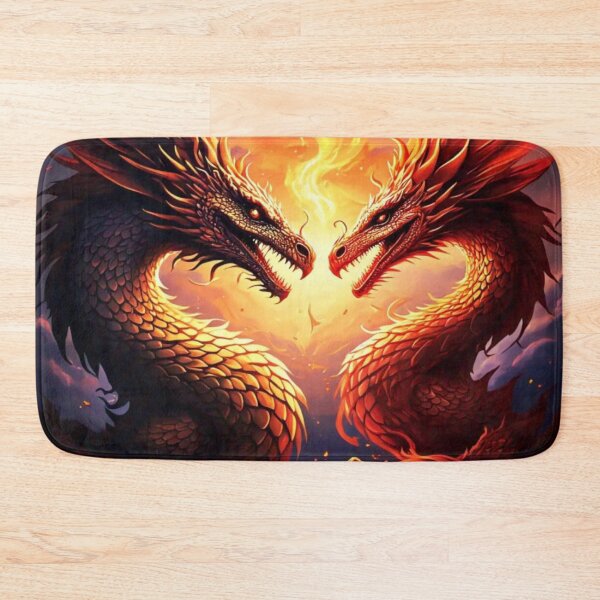 Item preview,  Infernal Dragon Duel designed and sold by Wiredart.
