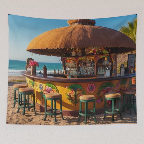 Item preview, The Beachside Cantina: A Mexican Bar Paradise designed and sold by BlareBlare.