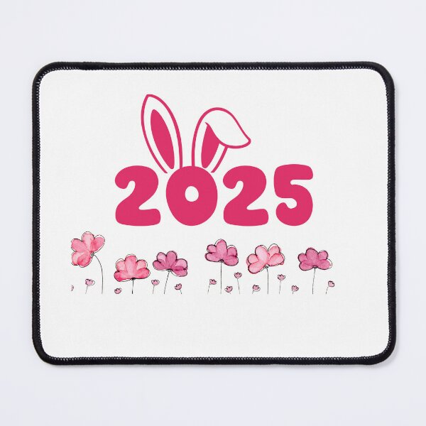 Item preview, easter bunny 2025,happy easter day 2025 with flowers designed and sold by venavar.