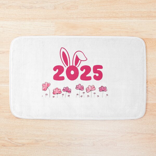 Item preview, easter bunny 2025,happy easter day 2025 with flowers designed and sold by venavar.