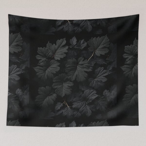 Item preview, Black Veined Leaves designed and sold by Sadia  Jannat.