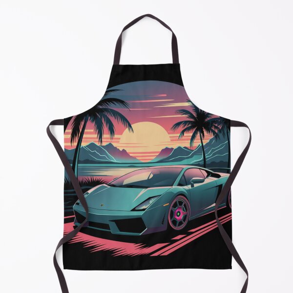 Item preview, Retro Sunset Car Aesthetic – Vintage Drive Art Print designed and sold by joanwatson45.