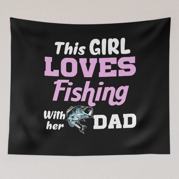 Item preview, Fishing Shirt This Girl Loves Fishing With Her Dad Gift designed and sold by StreetArtPro.