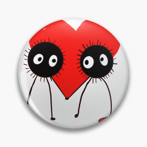 Item preview, Susuwatari bunnies Love designed and sold by ChoniDreams.