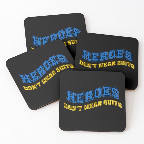 Item preview, Heroes Don’t Wear Suits – Tribute to Real Heroes designed and sold by ShineEyePirate.