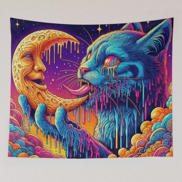 Item preview, Melting Cat designed and sold by Kunst Uit Delfzijl.