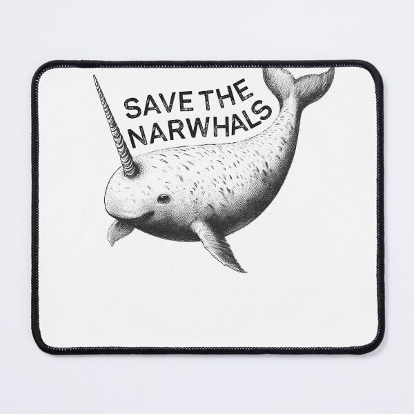 Item preview, Save The Narwhals designed and sold by Kimberley King Art King Art.