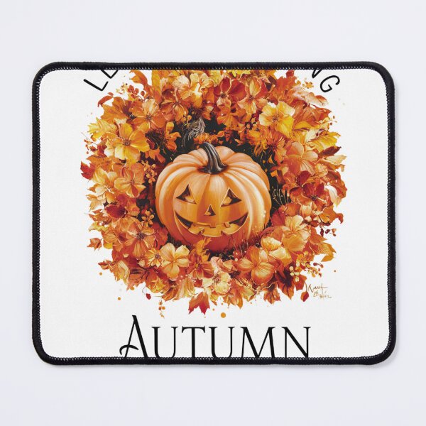 Item preview, Falling Autumn Leaves Art – Cozy Fall Season Print designed and sold by joanwatson45.