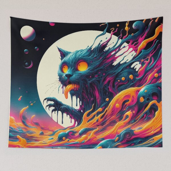 Item preview, THEY ARE MELTING THE Cat designed and sold by Kunst Uit Delfzijl.