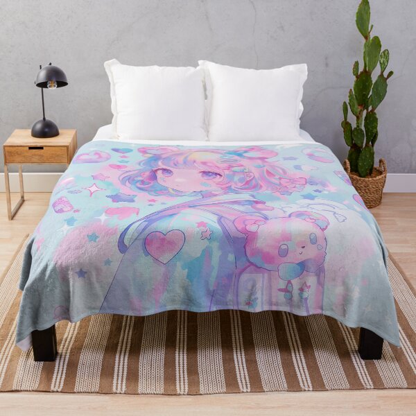 Item preview, Dreamy Pastel Anime Girl – Kawaii Sparkle Aesthetic designed and sold by Kawai Anime Shop.