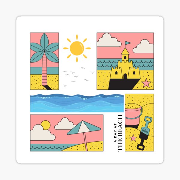 Item preview, A Day at the Beach designed and sold by seirarechts.