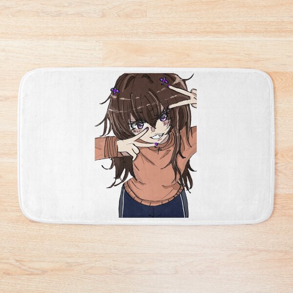 Item preview, Anime girl making peace sign xx (Transparent backround) designed and sold by MysticRacoon6.