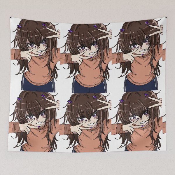 Item preview, Anime girl making peace sign xx (Transparent backround) designed and sold by MysticRacoon6.