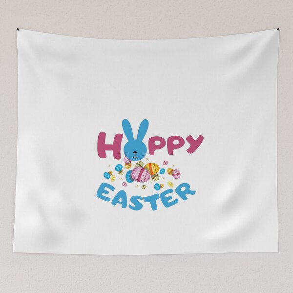 Item preview, hoppy easter , happy easter day , happy easter bunny , bunny eggs, hoppy easter with eggs  designed and sold by venavar.