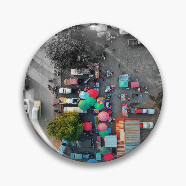 Item preview, Thai market from a drone designed and sold by Huskyyy Designs.