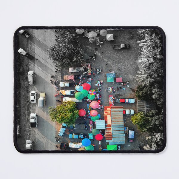 Item preview, Thai market from a drone designed and sold by Huskyyy Designs.
