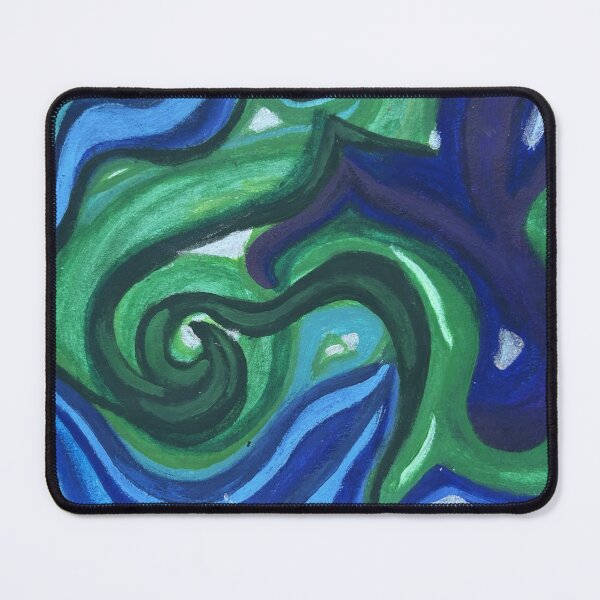 Item preview, waves of blue and green : earth designed and sold by WintersWonders.