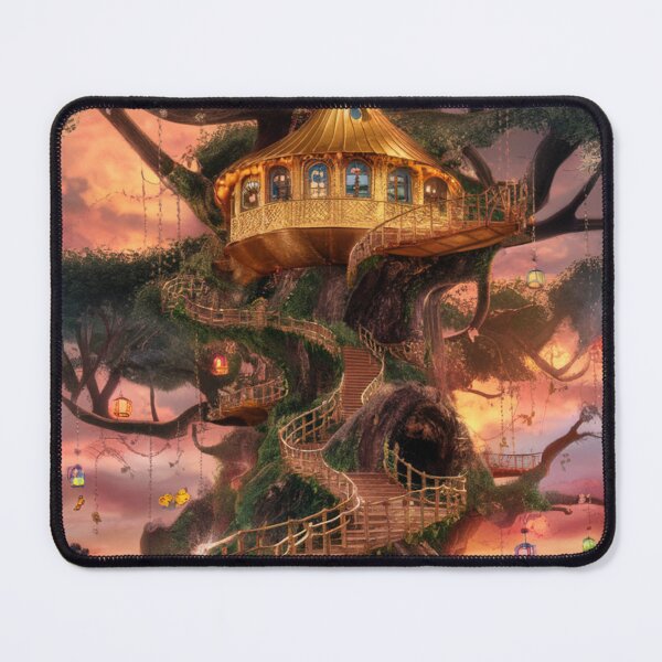 Item preview, Whimsical Cottagecore House Art – Cozy Nature-Inspired Print designed and sold by joanwatson45.