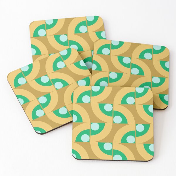 Item preview, Retro Geometric Mid Century Modern 60s Pattern V designed and sold by nineFlorals.