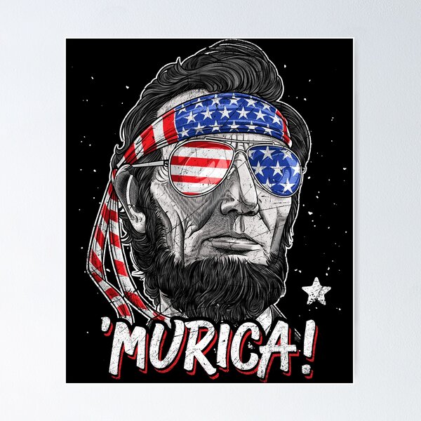 Merica Abe Lincoln T Shirt 4th Of July Men Boys Kids Murica Merica Abe Lincoln T Shirt 4th Of July Men Boys Kids Murica