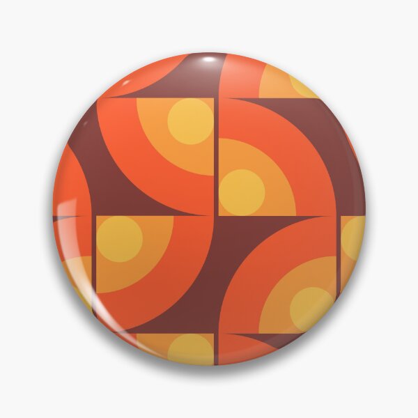 Item preview, Retro Geometric Mid Century Modern 60s Pattern VI designed and sold by nineFlorals.