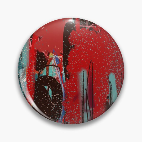 Item preview, Bright Red and Turquoise Abstract Design designed and sold by Jessielee72.