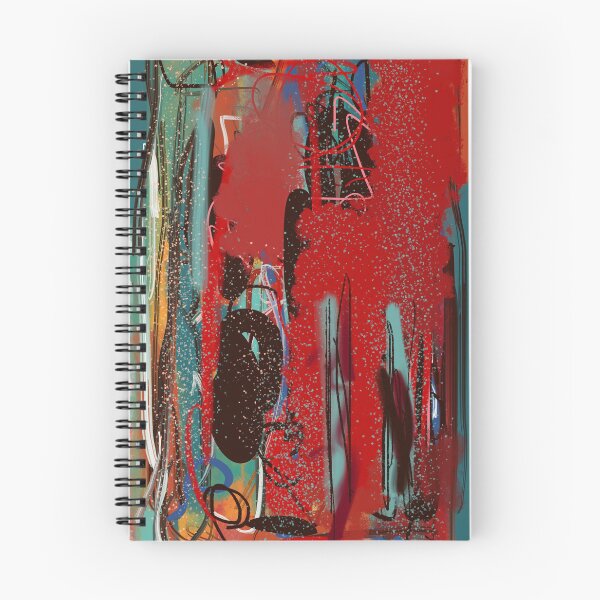 Item preview, Bright Red and Turquoise Abstract Design designed and sold by Jessielee72.