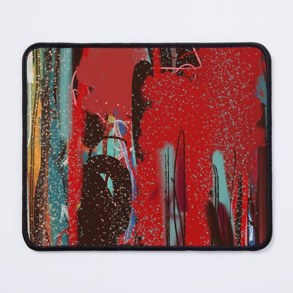 Item preview, Bright Red and Turquoise Abstract Design designed and sold by Jessielee72.