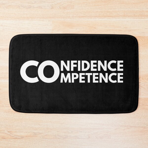 Item preview, Confidence not based in competence is narcissistic. designed and sold by ReadytoWork.