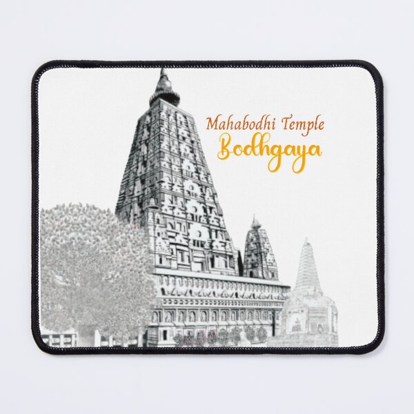 Item preview, Mahabodhi Temple Bodhgaya – Pilgrimage Tee designed and sold by BhumiBliss.