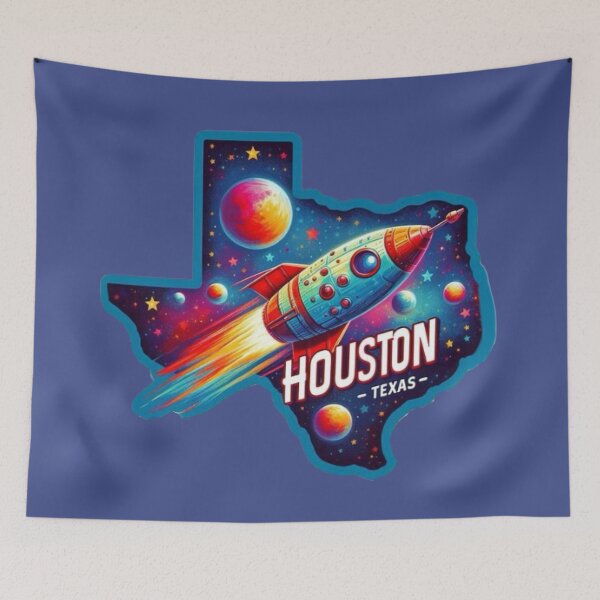 Item preview, Houston, Texas USA - NASA designed and sold by Myra365Art.