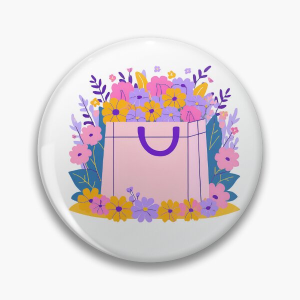 Item preview, Flower bag designed and sold by sugarrosekitch.