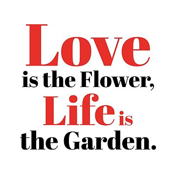 Artwork thumbnail, Love is the flower, life is the garden. by Finvara