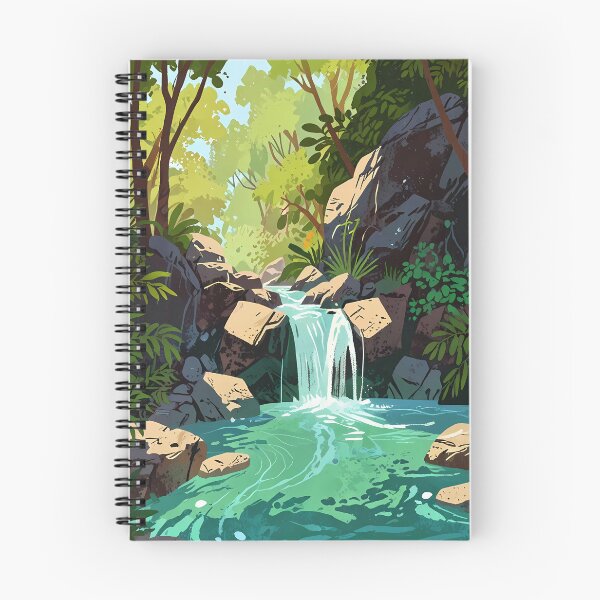 Item preview, Tropical Oasis – Refreshing Waterfall Retreat designed and sold by ArtSE46.