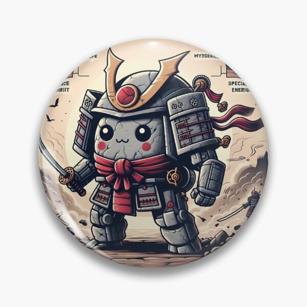 Item preview, Cyber Shogun Rockbot - Model 26 designed and sold by NeonBot_Shop.
