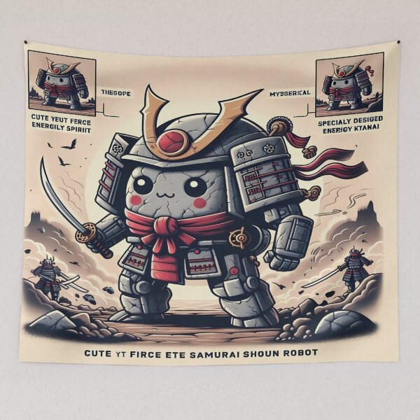 Item preview, Cyber Shogun Rockbot - Model 26 designed and sold by NeonBot_Shop.