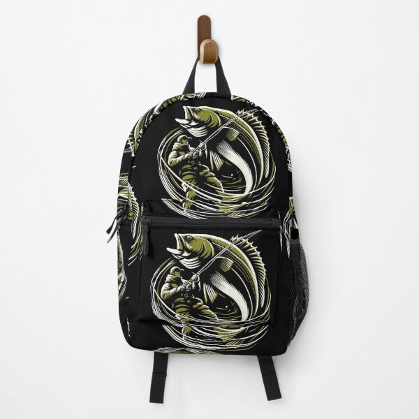 Item preview, Fishing Angler Cod Giant Fish Olive Green Gift designed and sold by Pineapple-Tree.