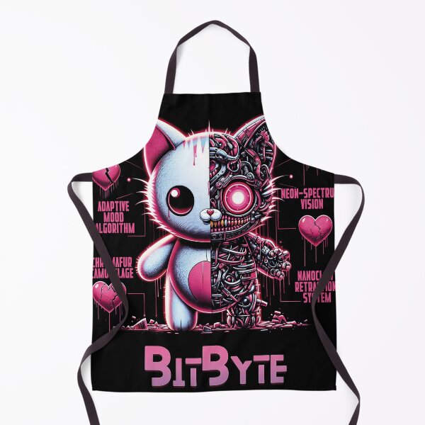 Item preview, Meet BitByte – The Cuddly Cyborg Kitten! designed and sold by Brunon0.