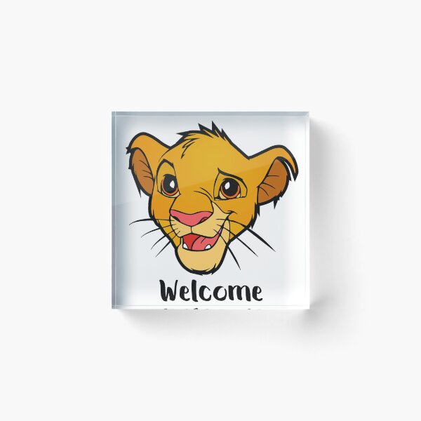 Item preview, Welcome white - The Lion King - Simba designed and sold by RotemButzian.