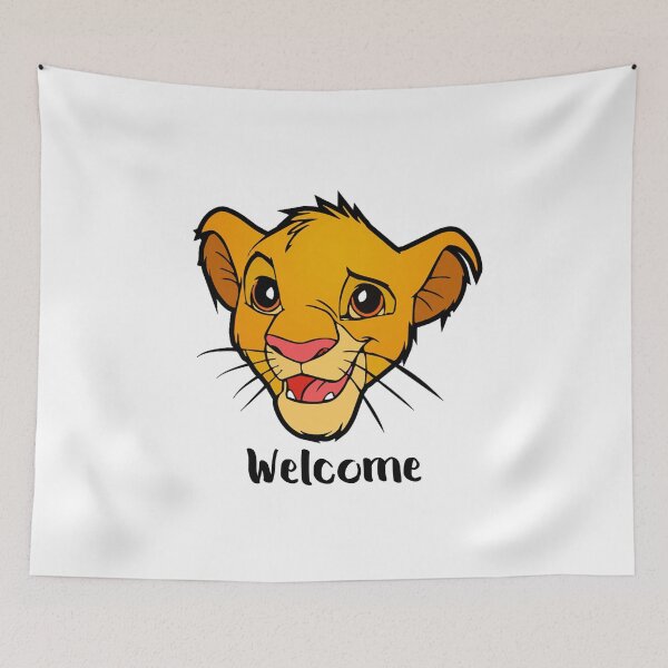 Item preview, Welcome white - The Lion King - Simba designed and sold by RotemButzian.
