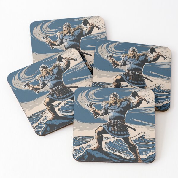 Item preview, Viking Warrior in the Ocean designed and sold by Miksonek04.