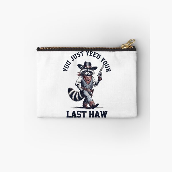 Item preview, Cowboy Raccoon You Just Yee’d Your Last Haw designed and sold by Dolphin Graphic.