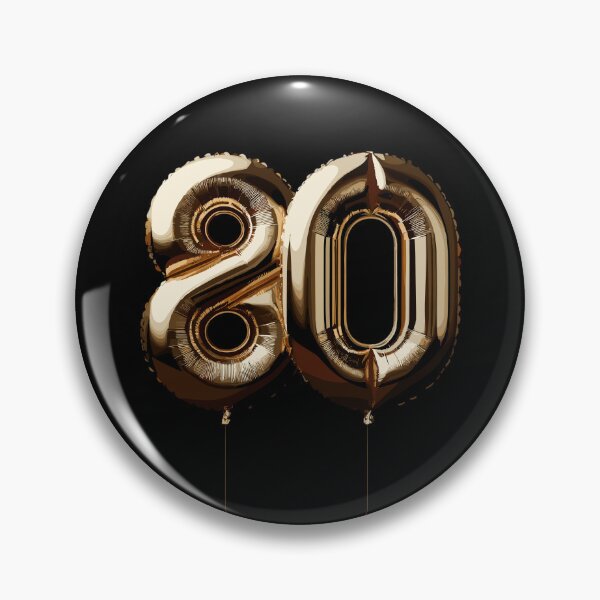 Item preview, 80 Years Gold Balloon Foil Balloon Gift designed and sold by Pineapple-Tree.