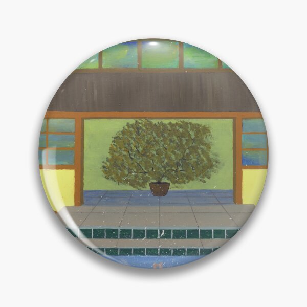 Artikelvorschau,  Dieses Gemälde zeigt eine Villa auf einer tropischen Insel, die aus einem Foto einer Urlaubsbroschüre stammt, aber zusätzlich mit einer weiblichen Figur, die in den Pool taucht und für Furore sorgt. entworfen und verkauft von jamesknightsart.