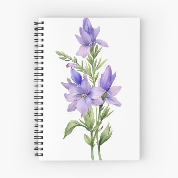 Item preview, Lavender Bellflower designed and sold by HOMETOWN86.