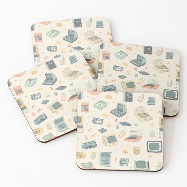 Item preview, Retro vintage computer seamless pattern designed and sold by Martenzite.
