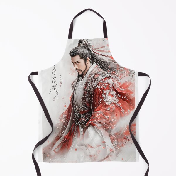 Item preview, Traditional Warrior in Red Robe with Cherry Blossoms designed and sold by Artessie.