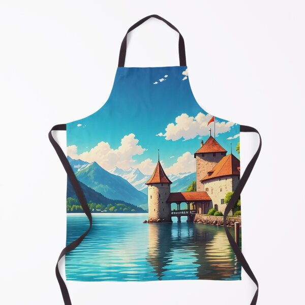 Item preview, Oberhofen Castle: Fairytale Lakeside Majesty designed and sold by LSVart.